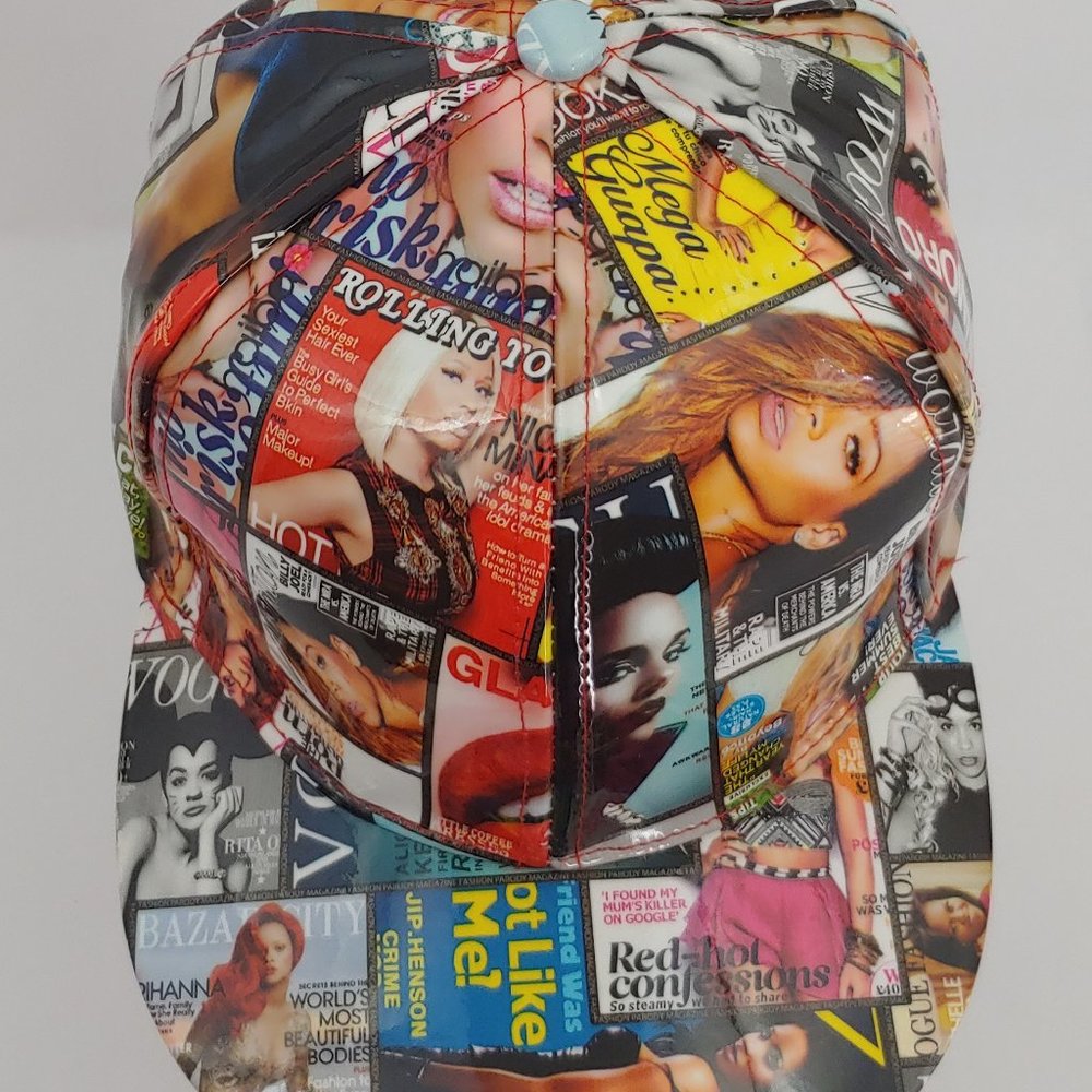 Snapback Magazine Art Cover Vinyl Baseball Hat